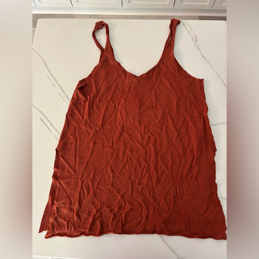 Zara Terracotta swimsuit coverup